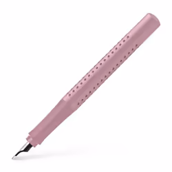 Faber-Castell 140824, Rose, Système de remplissage de cartouches/convertisseurs, Plume italique, Acier inoxydable, Ambidextre ...