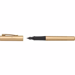 Faber-Castell Grip Edition stylo-plume Système de remplissage cartouche Noir, Or 1 pièce(s)
