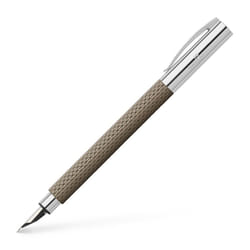 Faber-Castell Ambition OpArt stylo-plume Système de remplissage cartouche Chrome, Sable 1 pièce(s)
