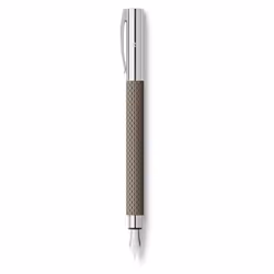 Faber-Castell Ambition OpArt stylo-plume Système de remplissage cartouche Chrome, Sable 1 pièce(s)