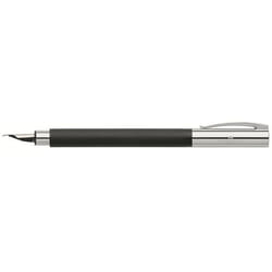 Faber-Castell AMBITION stylo-plume Noir, Argent 1 pièce(s)