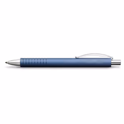 Faber-Castell Essentio, Clip, Stylo à bille rétractable avec clip, Noir, Bold