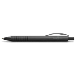 Faber-Castell Essentio Noir Stylo à bille rétractable avec clip Bold