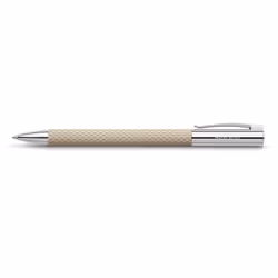 Faber-Castell AMBITION OpArt Noir Stylo à bille rétractable par rotation Bold
