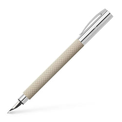 Faber-Castell AMBITION OpArt stylo-plume Chrome, Sable
