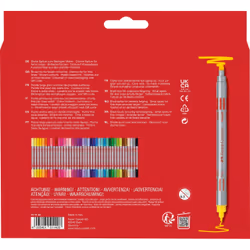 Faber-Castell 151140 marqueur 40 pièce(s) Pointe fine Multicolore