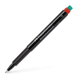 Feutre - Rouge - Indélébile - Fin - Tous supports - Faber-Castell