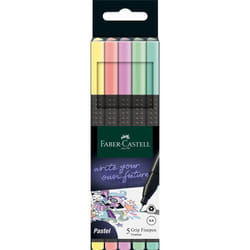 Faber-Castell 151602 stylo fin Vert, Vert clair, Rose, Violet, Jaune 5 pièce(s)