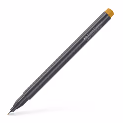 Faber-Castell 151687, Orange, Fin, Noir, Ocre, Triangle, Encre à base de colorants alimentaires, Métal