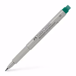 Faber-Castell 152463, 1 pièce(s), Vert, Fibre tip, Vert, Gris, Plastique recyclé, Rond