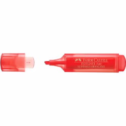 Faber-Castell TEXTLINER 1546, 1 pièce(s), Rouge, Pointe fine/biseautée, Rouge, Polypropylène (PP), 1 mm
