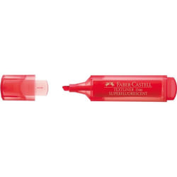 Faber-Castell TEXTLINER 1546 marqueur 1 pièce(s) Pointe fine/biseautée Rouge