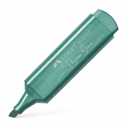 Faber-Castell Textliner 46, 1 pièce(s), Vert métal, Vert, Metallic precious green, Rectangle, Encre à base d'eau
