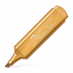 Faber-Castell 154650, 1 pièce(s), Or, Pointe biseautée, Or, Metallic glamorous gold, Rectangle