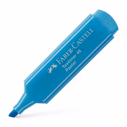 Faber-Castell 154657, 1 pièce(s), Bleu, Pointe biseautée, Bleu, pale blue, 1 mm
