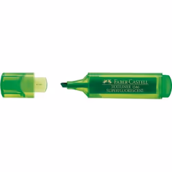 Faber-Castell TEXTLINER 1546, 1 pièce(s), Vert clair, Pointe fine/biseautée, Vert, Polypropylène (PP), 1 mm