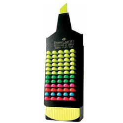 Faber-Castell 154833 marqueur 60 pièce(s) Bleu, Vert, Orange, Rose, Rouge, Jaune