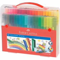 Faber-Castell 155579, 80 pièce(s), Multicolore, Rouge, Boîte