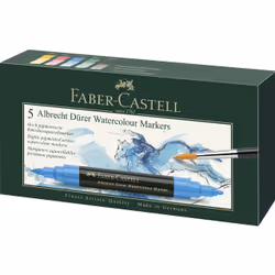 Faber-Castell Albrecht Dürer marqueur 5 pièce(s) Pointe du marqueur Multicolore