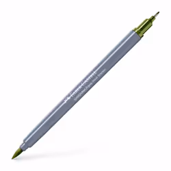 Faber-Castell 164674, Vert, Fin, Bleu, Vert, Rond, A174 chromium green opaque, Encre à base d'eau