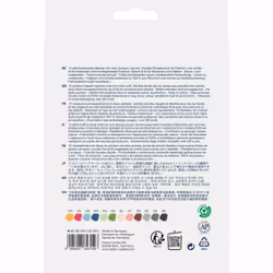 Faber-Castell 164712 marqueur 12 pièce(s) Pointe fine Multicolore