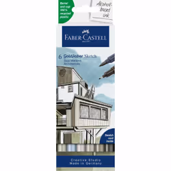 Faber-Castell 164807, Multicolore, Multicolore, Plastique recyclé, Rond, Allemagne, Boîte en carton