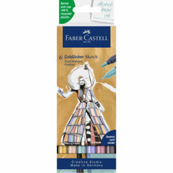 Faber-Castell 164808 stylo fin Multicolore 6 pièce(s)