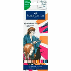 Faber-Castell 164809 stylo fin Multicolore 6 pièce(s)