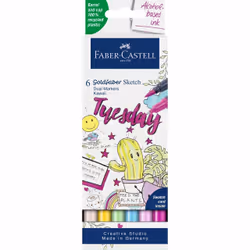 Faber-Castell 164811, Multicolore, Multicolore, Plastique recyclé, 0,6 mm, Allemagne, Boîte