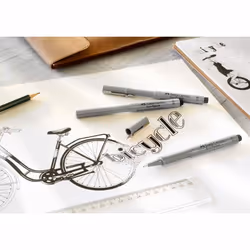 Faber-Castell 166008 stylo fin Noir 8 pièce(s) - Vue supplémentaire 3