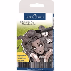 Faber-Castell 167107, Noir, Gris, Gris, Boîte, 8 pièce(s)