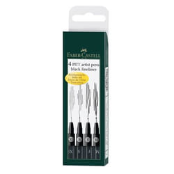 Faber-Castell 167115 stylo fin Multicolore Noir 4 pièce(s)