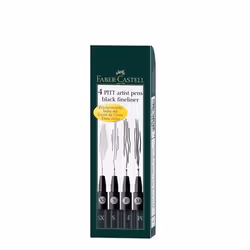 Faber-Castell 167115 stylo fin Multicolore Noir 4 pièce(s)