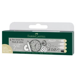 Faber-Castell 167151 Ensemble de stylos Noir, Blanc 1 pièce(s)