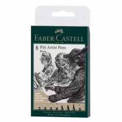 Faber-Castell 167158, 8 couleurs, Noir, Multicolore, Adultes, 1 pièce(s)