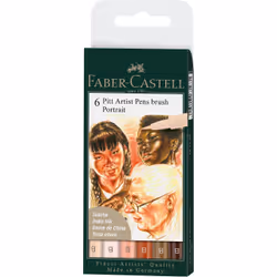 Faber-Castell 167167, Multicolore, 6 couleurs, Rond, Papier, Garçon/Fille, 6 pièce(s)