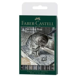 Faber-Castell 167171 stylo-feutre Noir, Gris 1 pièce(s)