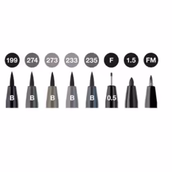 Faber-Castell 167171 stylo-feutre Noir, Gris 1 pièce(s)
