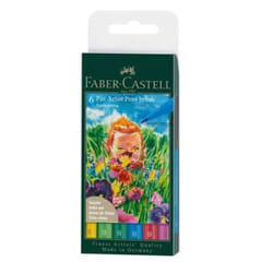 Faber-Castell 167177 stylo-feutre Bleu, Vert, Lilas, Rose, Jaune 1 pièce(s)