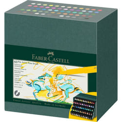 Feutres à dessin - Faber-Castell - Pitt Artist Pen - Brush - Boîte de 60 couleurs