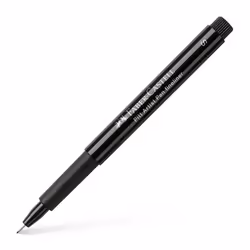 Faber-Castell 167199, Noir, Fin, Noir, Rond, 199 Black, Encre à pigments