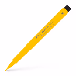 Faber-Castell 167407, Jaune, Fin, Jaune, Rond, Encre à pigments, Plastique