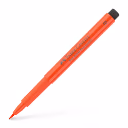 Faber-Castell 167418, Rouge, Fin, Rouge, Rond, Encre à pigments, Plastique