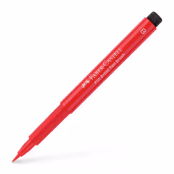 Faber-Castell 167421, Rouge, Fin, Rouge, Rond, Encre à pigments, Plastique