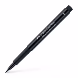 Faber-Castell 167499, Noir, Fin, Noir, Rond, Encre à pigments, Plastique
