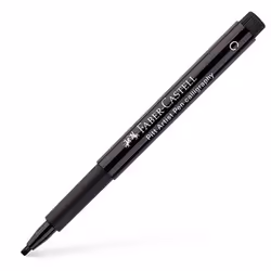Faber-Castell 8704029, Noir, Noir, Polypropylène (PP), Rond, Encre à pigments, Papier