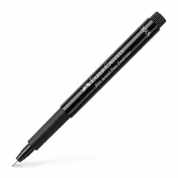 Faber-Castell 167799, Noir, Ultra-fin, Noir, Rond, Encre à pigments, 0,05 mm