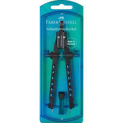 Faber-Castell 174340 compas à secteur Noir, Bleu 1 pièce(s)