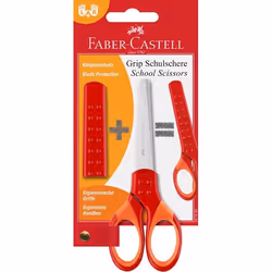 Faber-Castell 181550, Enfant, Découpe droite, Régler, Rouge, Universel, Ambidextre