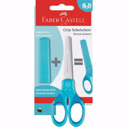 Faber-Castell 181554, Enfant, Découpe droite, Unique, Turquoise, Universel, Ambidextre